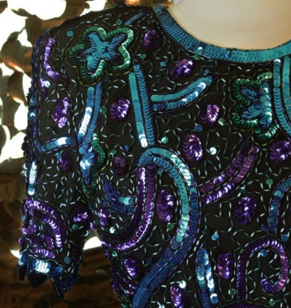 Multicoloured Sequins Blouse - image 3